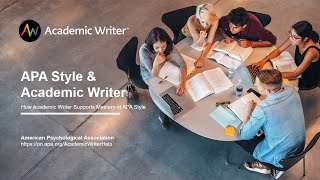 APA Style and Academic Writer [upl. by Asillim]