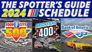 The Spotters Guide Predicting the 2024 NASCAR Schedule [upl. by Hepzi]