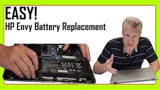 STEP BY STEP HP Envy X360 Laptop Battery Replacement [upl. by Nuj]