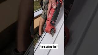 That siding tips and tricks worked great with this siding Diy fun for you diy contractor tools [upl. by Eibrab]