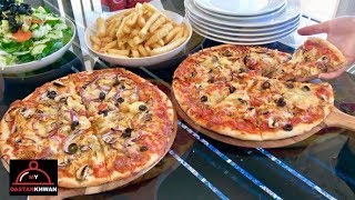 How To Make Perfect Chicken Pizza  طرز تهیه خوشمزه ترین پیتزا مرغ [upl. by Tarrance529]