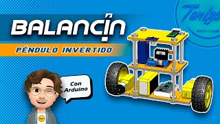 Robot Balancín Péndulo Invertido con Arduino controlPID [upl. by Ynttirb]