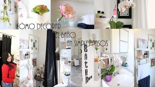 Cómo decorar un baño en simples pasos [upl. by Whiffen]