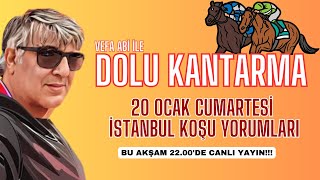 🔴CANLI YAYIN  20 Ocak Cumartesi İstanbul Koşu Yorumları  quotVefa Abiquot [upl. by Vano]