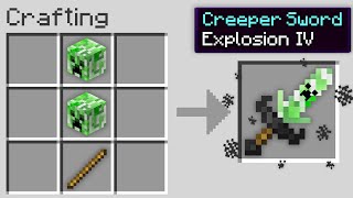 Minecraft But You Can Craft Weapons From Any Mob [upl. by Brace]