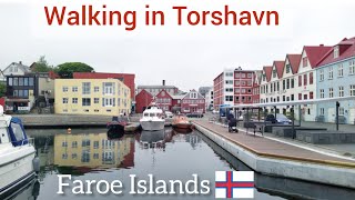 Walking in Torshavn  Faroe Islands capital [upl. by Nhguaved]