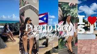 SAN JUAN TRAVEL VLOG  Solo Travel Diaries 🇵🇷🌴 [upl. by Maje]