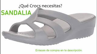 Top 4 Zapatos CROCS para MUJER [upl. by Acnairb475]