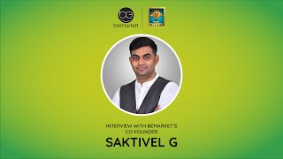 Black Sheep interviews cofounder Sakthivel G  Bemarket [upl. by Eimilb]