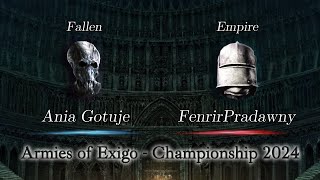 Ania Gotuje vs FenrirPradawny  Armies of Exigo Championship 2024 [upl. by Indihar]