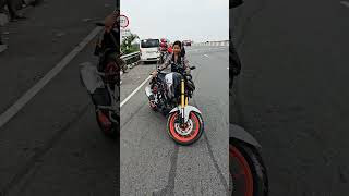 Mt 15 Lady Biker🥰love lady rideryamahabikes mt15queen [upl. by Oza]