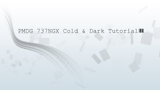 PMDG 737NGX Cold and Dark  StartUp  TakeOff  Tutorial GERMAN HD [upl. by Elo269]