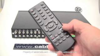 DVR Digital Video Recorder 8 canales H264 alarma distribuido por CABLEMATIC ® [upl. by Noryk169]