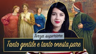 Dante Alighieri – Tanto gentile e tanto onesta pare  Analisi e commento ✨ [upl. by Alessandra]