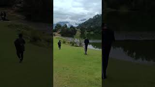 Deoria Tal Saari Village Chopta treeking camping travel status ytshorts lake nature [upl. by Tay660]