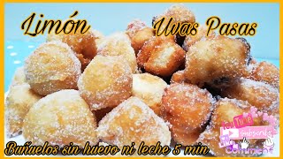 Buñuelos al instanteSIN HUEVO NI LECHE dulceysalado⭐ [upl. by Bianka]