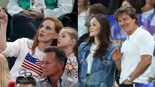 Jessica Chastain Favors Patriotic Dressing Tom Cruise Dons Breathable Mesh Polo and More Celebrity [upl. by Namdor]