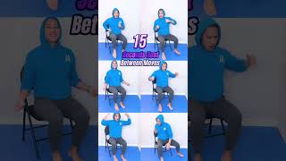 Beginner Chair Workout Cardio Exercises [upl. by Cofsky]