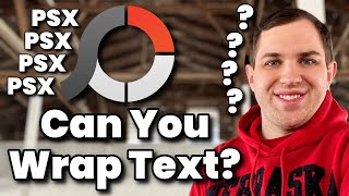 Can You Wrap Text in PhotoScape X [upl. by Revlys]