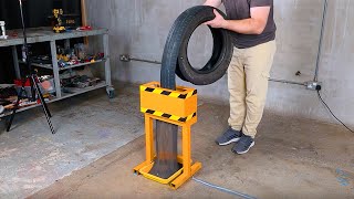 What Ive made with Car Wheels Ecofriendly ideas with Different Materials [upl. by Enyawud396]