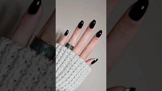 🖤spooky season nails  OPI Lincoln Park After Dark  nails diynails fallnails [upl. by Zollie271]