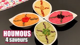 Recette de Houmous libanais et ses variantes [upl. by Tove178]