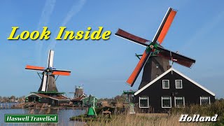 Fascinating Historic Windmills  See How They Work  Zaanse Schans Netherlands [upl. by Valina]