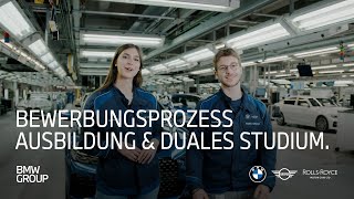 Bewerbungsprozess Ausbildung amp duales Studium I BMW Group Careers [upl. by Millian35]