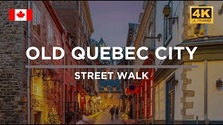 Quebec City  Explore Old Quebec City 🍁  Street Walk Canada 2024 🇨🇦  4K HD Vlog  Travelog [upl. by Eicak979]