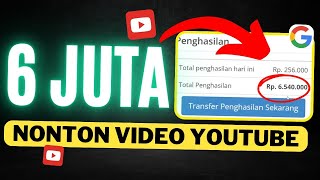 CARA NONTON YOUTUBE DAPAT UANG FREELANCER PEMULA MODAL HP  Cara Dapat Uang Dari Internet [upl. by Kimmy]