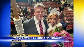 Twins crowned as 2024 Florence Rhododendron Festival Royalty [upl. by Noslen]