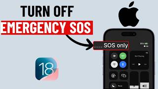 How to Turn Off Emergency SOS on iPhone iOS 18 [upl. by Hurley]