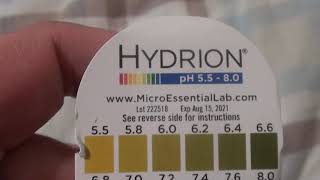 Hydrion pH Roll with Chart and Dispenser 5580 pH Range [upl. by Lira821]