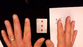 Hands Free Mentalism Card Trick Tutorial [upl. by Ztnahc]