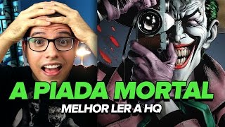 BATMAN  A PIADA MORTAL MELHOR LER A HQ Crítica  Vlog do TN 126 [upl. by Adaner]