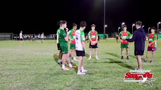 Wynnum Manly Juniors U17 Rugby League Squad had a visit from Jock Madden thanks to BartonsGroup [upl. by Enairb]