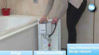 Badewannenlifter Aquatec Beluga wwwburbachgoetzde 6 [upl. by Assir]