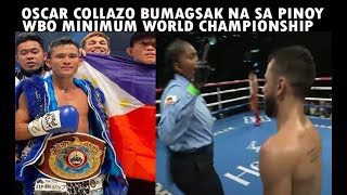 MELVIN JERUSALEM VS OSCAR COLLAZO  BUMAGSAK SA PINOY  WBO MINIMUM WORLD CHAMPIONSHIP [upl. by Anivas]