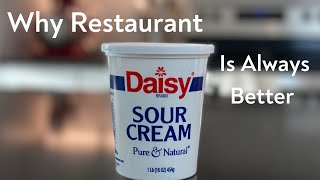 How Restaurants Do Sour Cream Better  Home Cooking Hack [upl. by Chem]