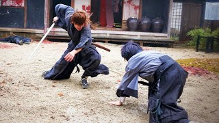 Kenshin VS Seta Sojiro Full Fight  HD  Rurouni Kenshin Kyoto InfernoThe Legend Ends [upl. by Ahsenik]