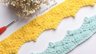 EASY amp WONDERFUL Crochet Border Pattern for Beginners 🥰PERFECT Crochet Edging for Blanket amp Shawl [upl. by Liakim]