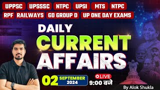 2 Sept 2024  Daily Current Affairs  Current Affairs  Today Current Affairs  Current Affairs MCQ [upl. by Tila]