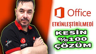 Office Lisansınızda Bir Sorun Var Hatası Çözümü  ✅ TeknikDestek [upl. by Yearwood]