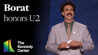 Borat honors U2  45th Kennedy Center Honors [upl. by Aikal]