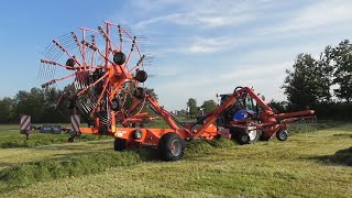 EijsinkAnkersmid raking silage [upl. by Esiled]