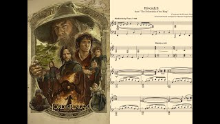 The Fellowship of the Ring  Rivendell ♪Piano Sheet Music♪ [upl. by Siobhan]