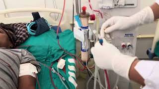 How to terminate of dialysis nipro hemodialysis ckdpatient ckdpatient [upl. by Lynea612]