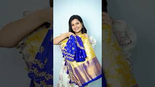 GRWM for bridesmaid look 😍❤️ explore styling fashion saree jewellery trending reels trend [upl. by Arelus]