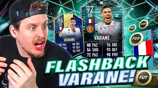 1000000 coins for THIS 92 FLASHBACK Varane Review FIFA 22 Ultimate Team [upl. by Dalenna164]