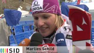 Maria Riesch belegt vierten Platz im Slalom [upl. by Neirol]